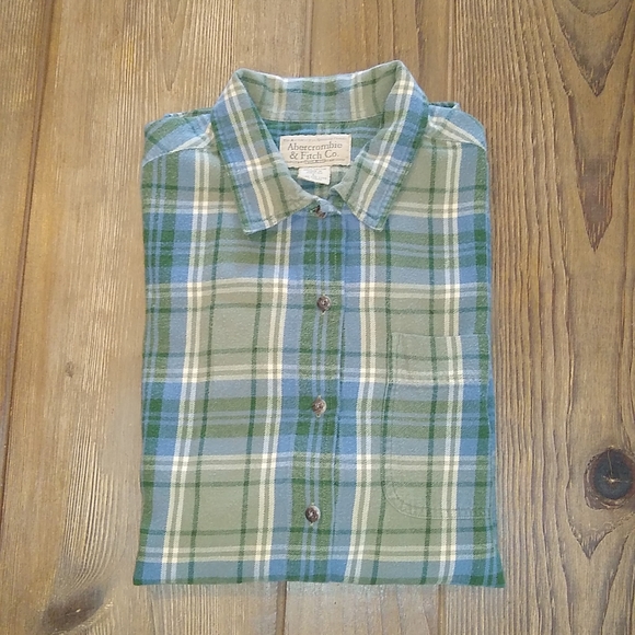 Abercrombie & Fitch Co. Plaid Flannel Shirt - Picture 1 of 6